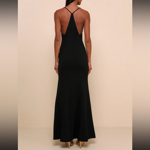 Lulu's Classic Black Maxi Dress - Picture 3 of 5